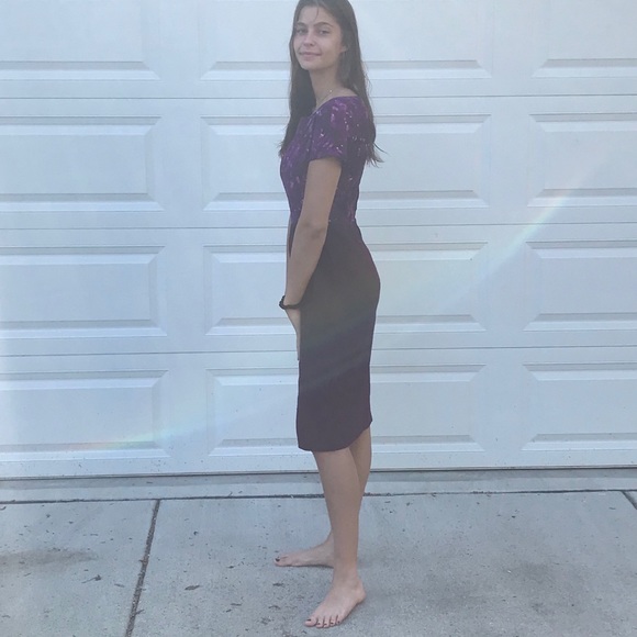 Vntg 1950 Saks Fifth Avenue 2 piece purple set - Picture 12 of 15